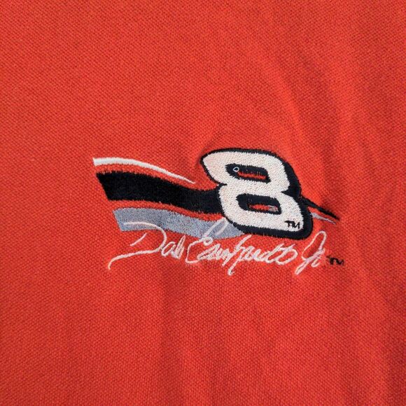 Competitors View Men's Dale Earnhardt Jr #8 Polo Shirt Red XL Embroidered - Picture 4 of 14